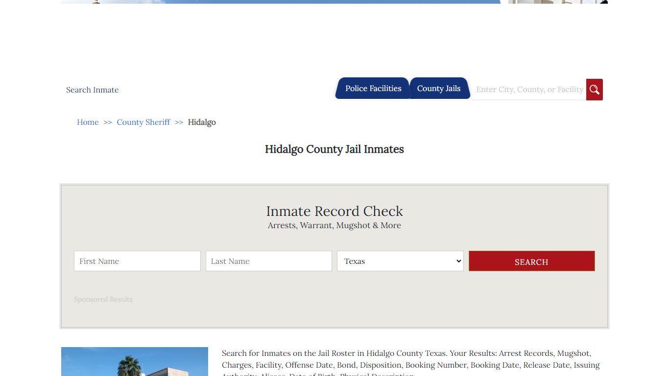 Hidalgo County Jail Inmates | Jail Roster Search
